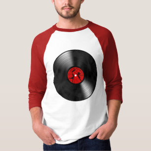 T-shirt La nuit dernière le DJ a sauvé mon noir de disqu