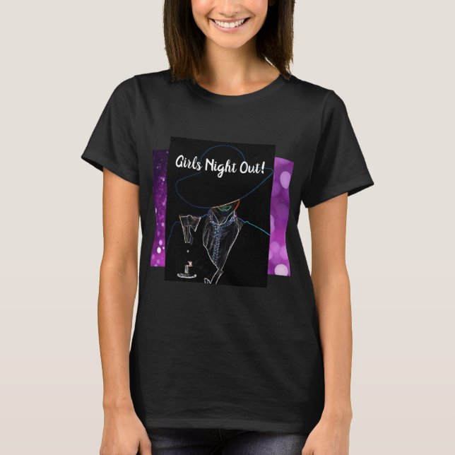 T-shirt La Nuit des filles (Devant)
