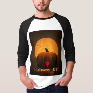 T-shirt La Nuit d'Halloween Estimée le 31 Octobre Chat Cit