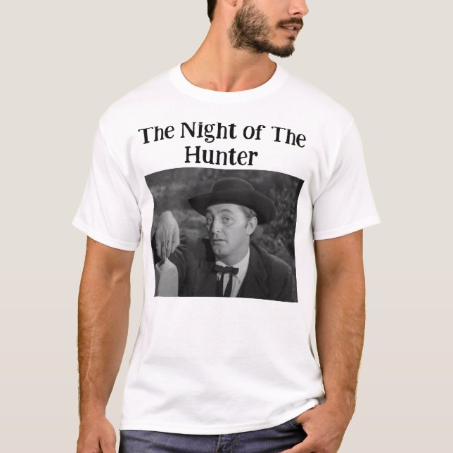 T-shirt La nuit du chasseur avec Robert Mitchum (Devant)