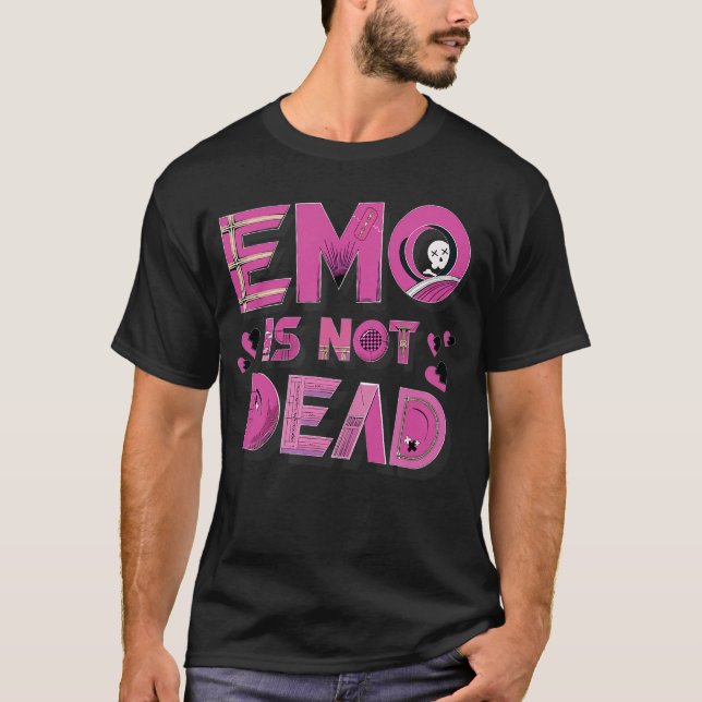 T-shirt La Nuit Emo N'est Pas Morte amis (Devant)