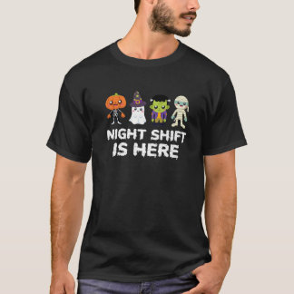T-shirt La Nuit est là Infirmière Maléfique Docteur ER Hal