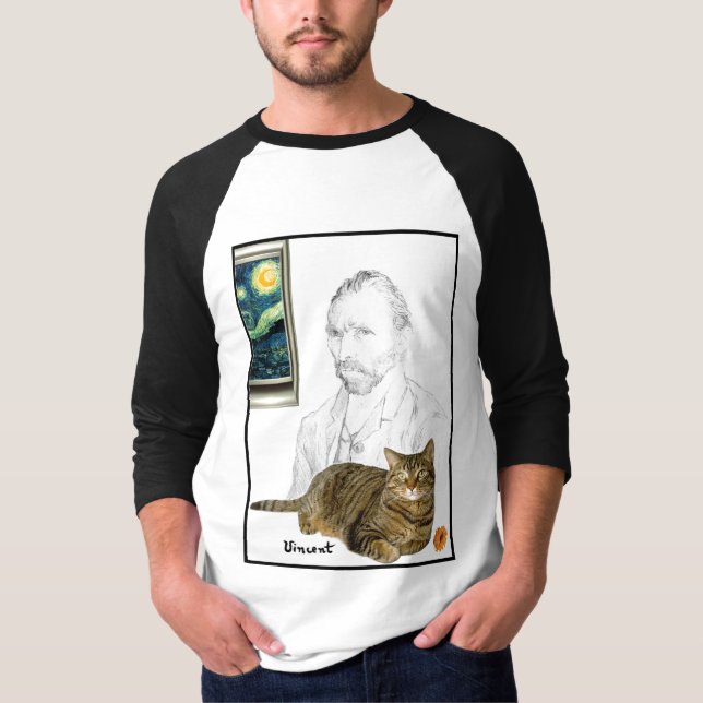 T-shirt "La nuit étoilée" évoque l'esprit (Devant)