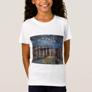 T-Shirt La Nuit étoilée sur le Rhône de Vincent Van Gogh