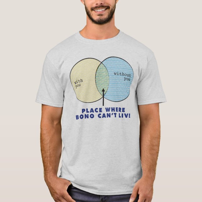 T-shirt Là où Bono ne peut pas habiter (Devant)