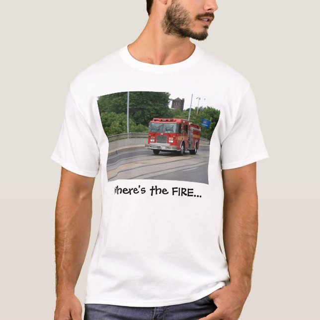 T-shirt Là où est le FEU… (Devant)