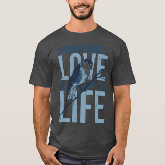 T-shirt là où il y a de l'amour, vous trouverez une pinte