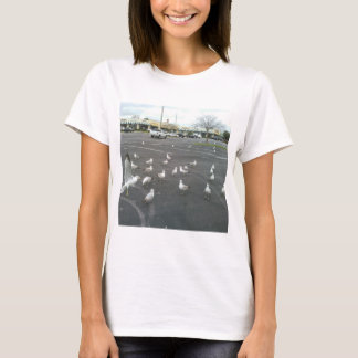 T-shirt Là où la plage pour les mouettes