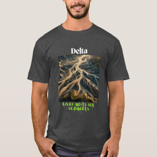 T-shirt Là où la rivière rencontre l'océan : Delta Drift C