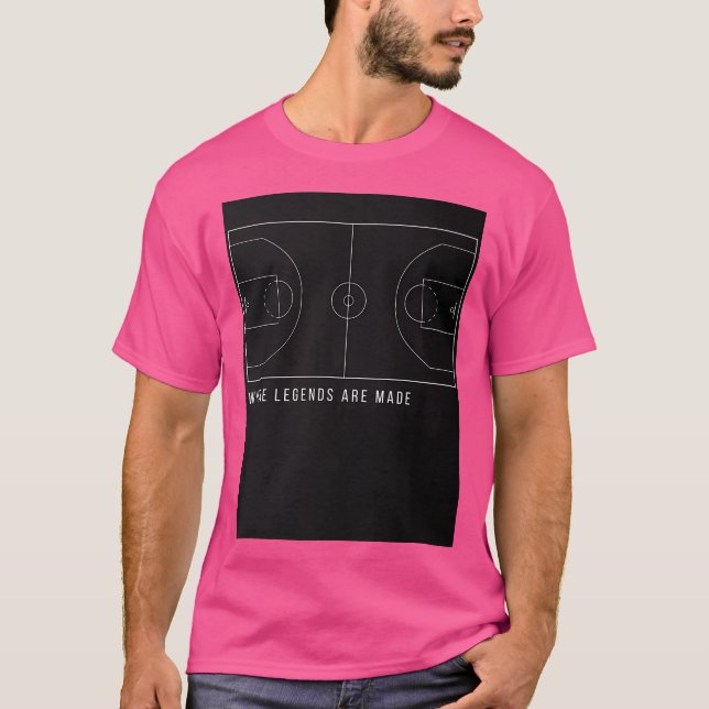 T-shirt Là où les légendes sont faites (Devant)
