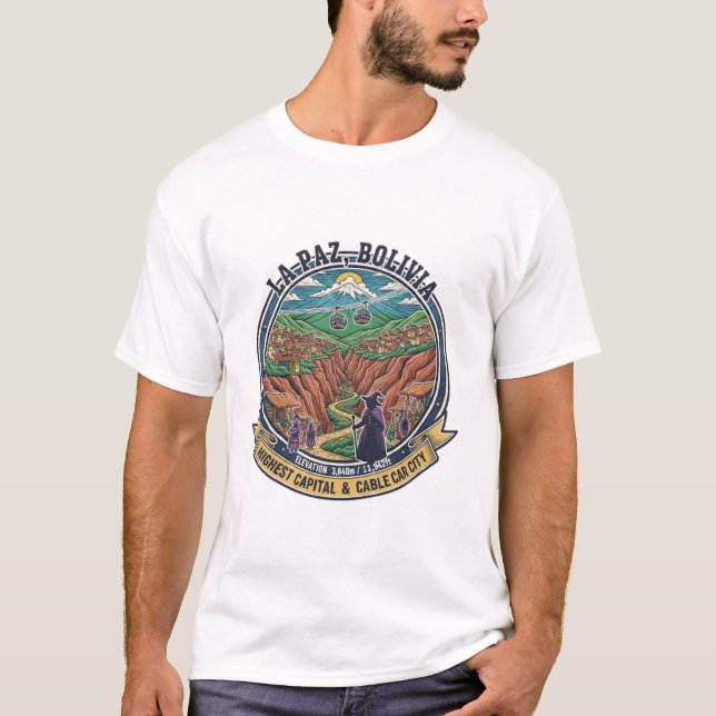 T-SHIRT LA PAIX BOLIVIE (Devant)