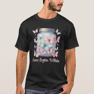 T-shirt La Paix commence à l'intérieur