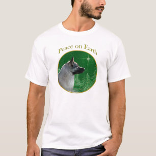T-shirt La paix Elkhound en Norvège