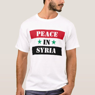 T-SHIRT LA PAIX EN SYRIE