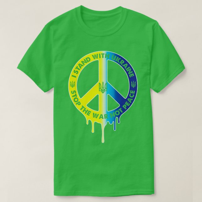 T-shirt La Paix En Ukraine (Design devant)
