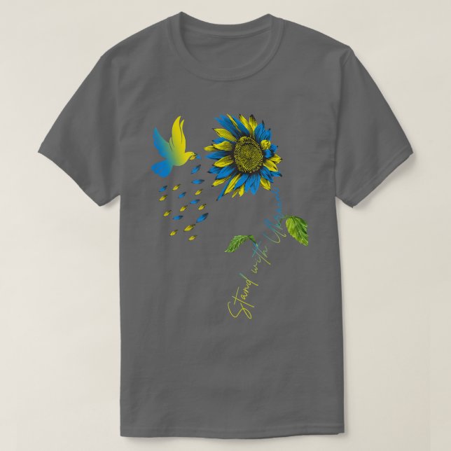T-shirt La paix en Ukraine  (Design devant)