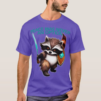 T-shirt La Paix N'A Jamais Été Une Option Trac Panda Avec
