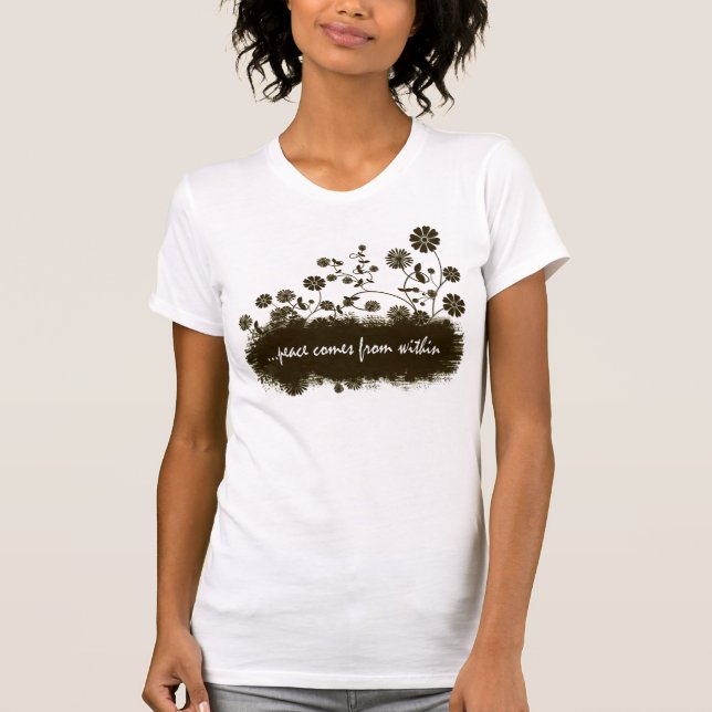 T-shirt … la paix vient (Devant)