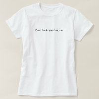 La paix vous va bien, personnalisable simple
