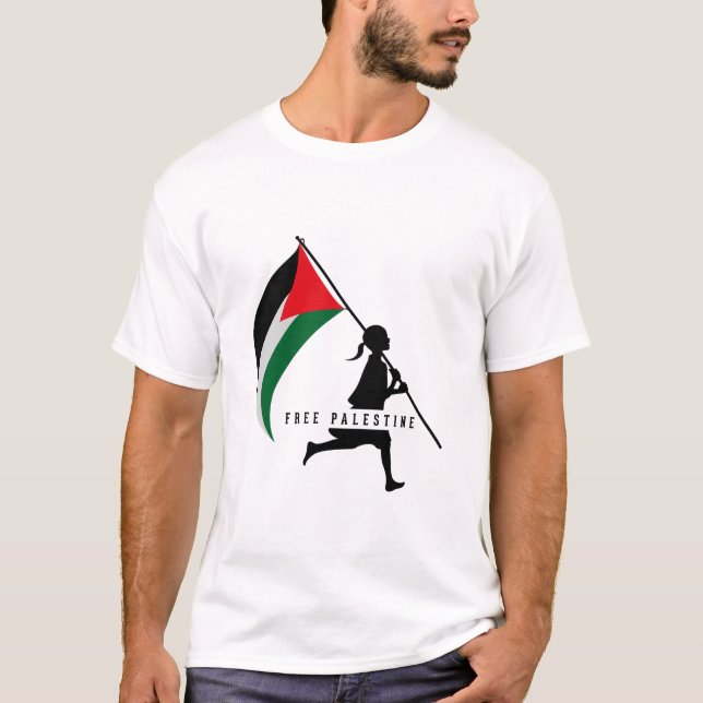 T-shirt La Palestine libre (Devant)