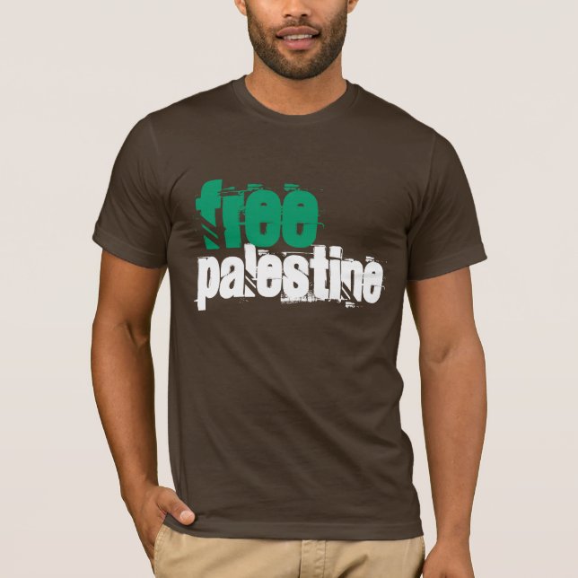 T-SHIRT LA PALESTINE LIBRE (Devant)