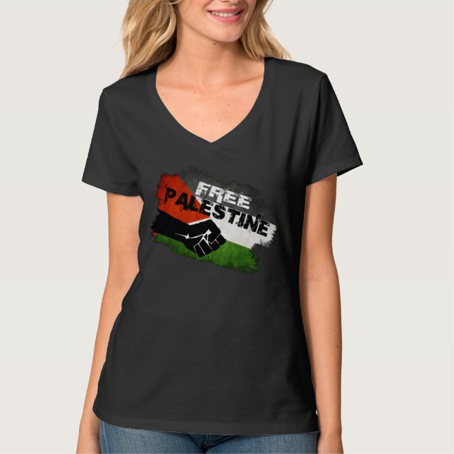 T-shirt La Palestine libre (Devant)