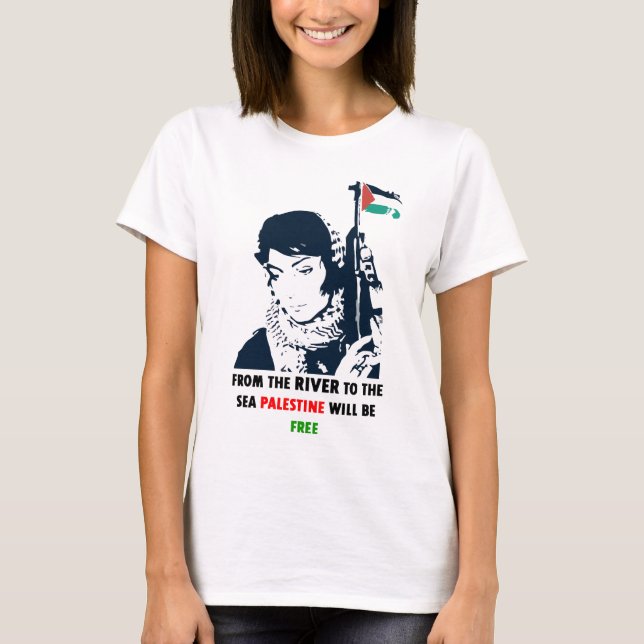 T-shirt la Palestine libre (Devant)