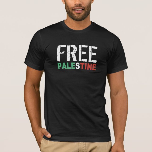 T-shirt La Palestine libre (Devant)