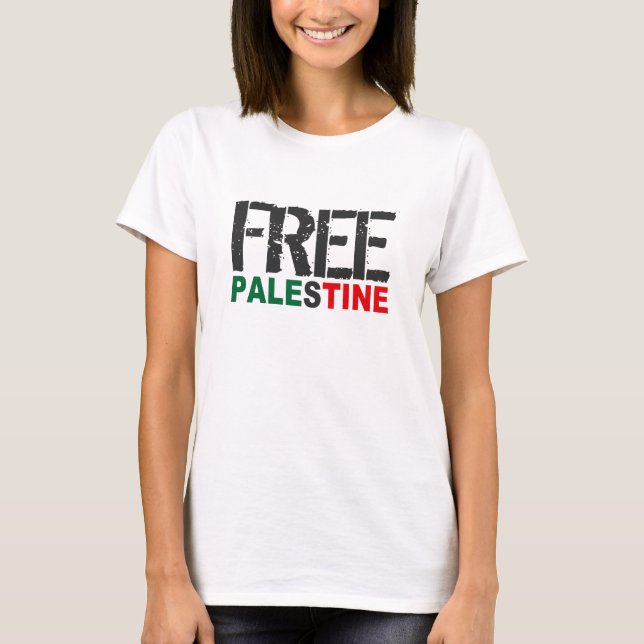 T-shirt La Palestine libre (Devant)