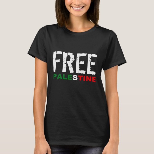 T-shirt La Palestine libre (Devant)