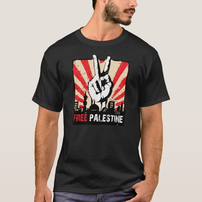 T-shirt la Palestine libre (Devant)