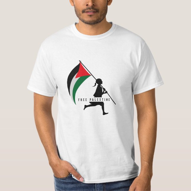 T-shirt La Palestine libre (Devant)