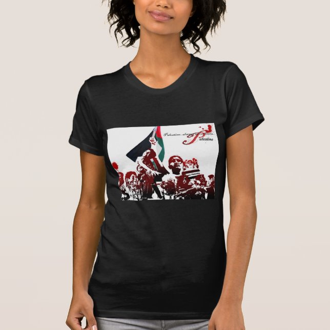 T-SHIRT LA PALESTINE LIBRE (Devant)
