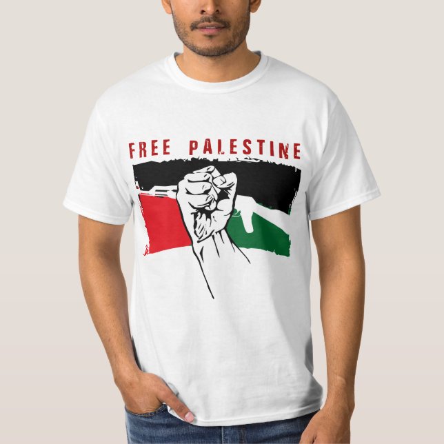 T-shirt La Palestine libre (Devant)