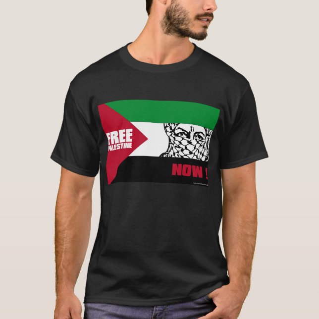 T-shirt La Palestine libre maintenant ! (Devant)