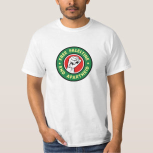 T-shirt La Palestine libre met fin à l'apartheid