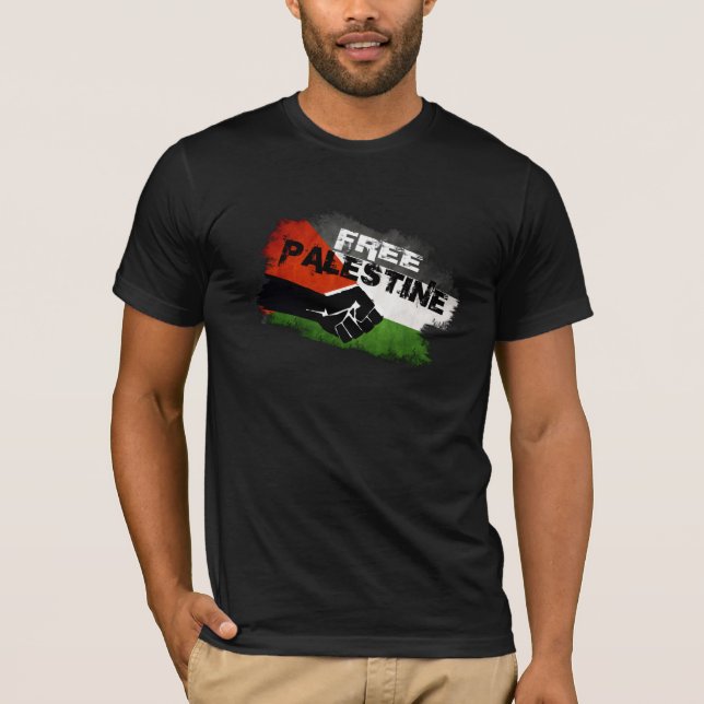 T-shirt La Palestine libre - nous existons (la copie (Devant)