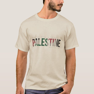 T-shirt La Palestine sera libre Palestina será libre