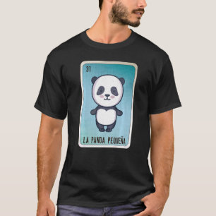 T-shirt La Panda Pequeña Mexicaine Slang Lotterie Cartes d