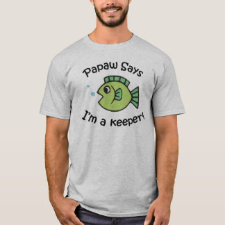 T-shirt La papaye indique que je suis un gardien