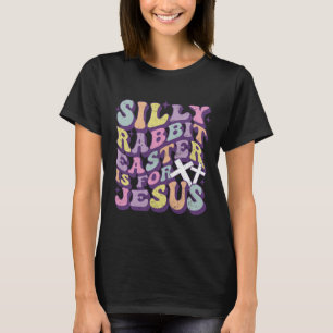 T-shirt La Pâque Du Lapin Silencieux Est Pour Jésus Mignon