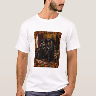 T-shirt La Pareja Calavera – Tee d'art gothique