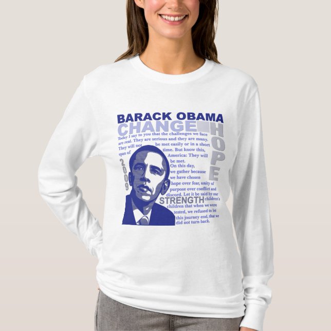 T-shirt La parole d'Obama (Devant)