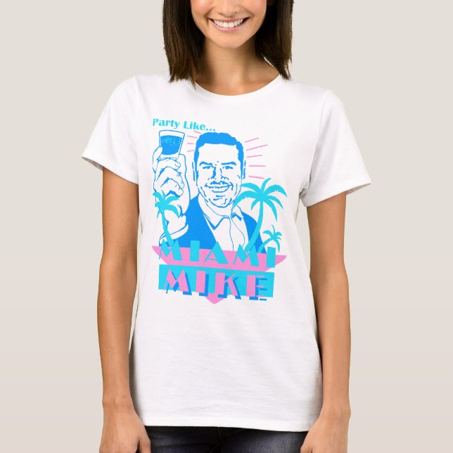 T-shirt La partie aiment Miami Mike (Devant)