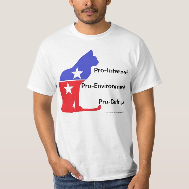 T-shirt La partie de chat (Devant)