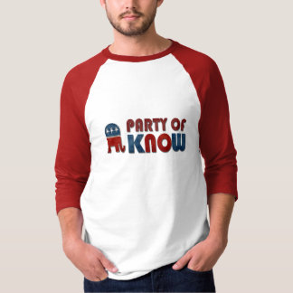 T-shirt La partie de connaissent le GOP drôle