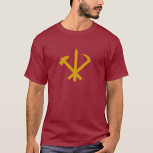 T-shirt La partie de travailleurs coréenne - communiste d