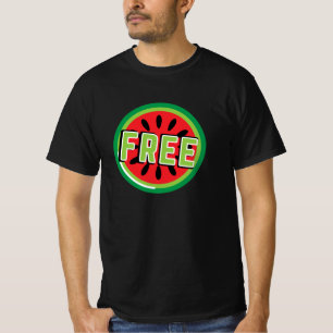 T-shirt La pastèque Palestine libre - Liberté pour les Pal