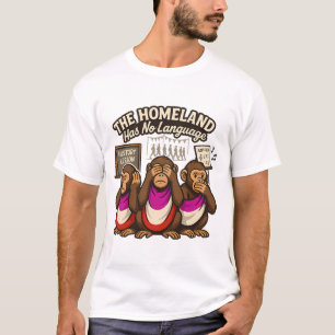 T-shirt La Patrie N'a Pas de Langue – Trois Singes Sages 