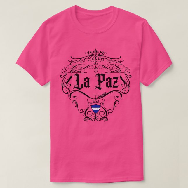 T-shirt La Paz design Vintage (Design devant)